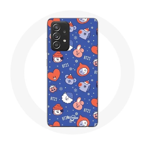 Skyddsfodral för Samsung Galaxy A52 BTS Bangtan Sonyeondan BT21 Jul 2023