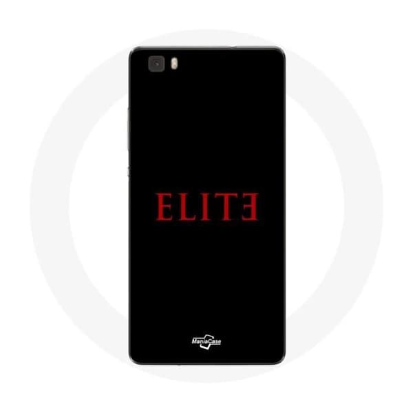 Cover til Huawei P8 Elite Sæson 5 Rød Logo Sort Baggrund