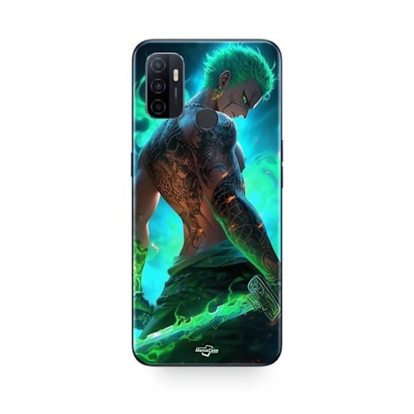 Coque Oppo A32 One piece Zoro 3D Manga anime Fanart Maniacase