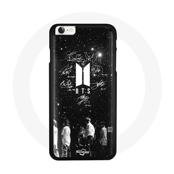 Skydd för Iphone 6 Plus - Maniacase - BTS Signaturmedlemmar - Flexibel - Svart - Unisex