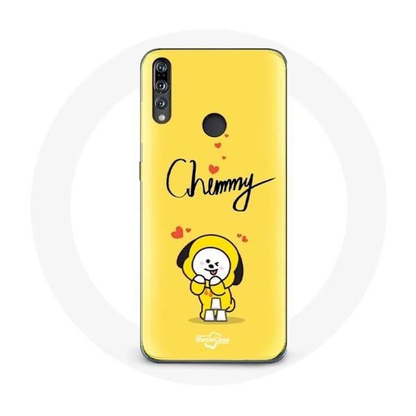 Coque för Huawei P30 Lite BTS Bangtan Killar BT21 Chimmy Jimin Gul Bakgrund