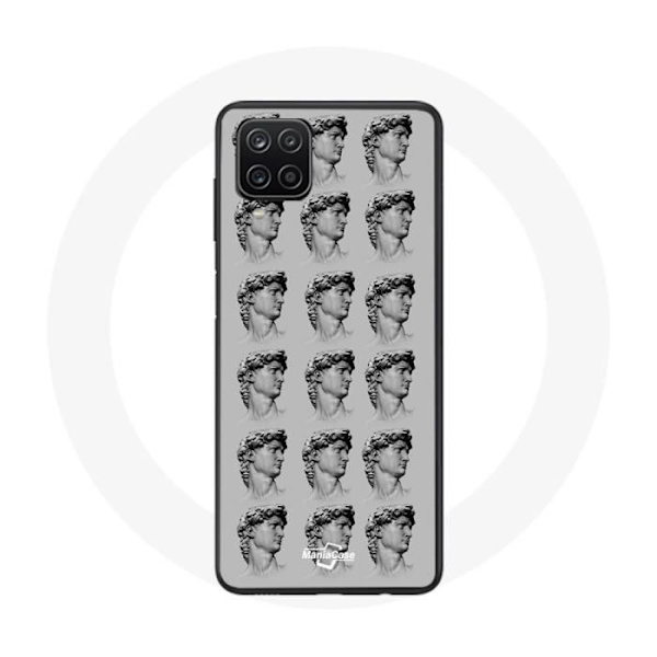 Coque - Samsung - Galaxy A42 5G - Blød - Statue - Grå Grå