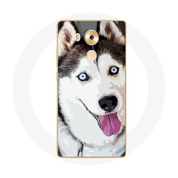 Coque för Huawei Mate 8 Husky Vit från Sibirien Blå ögon