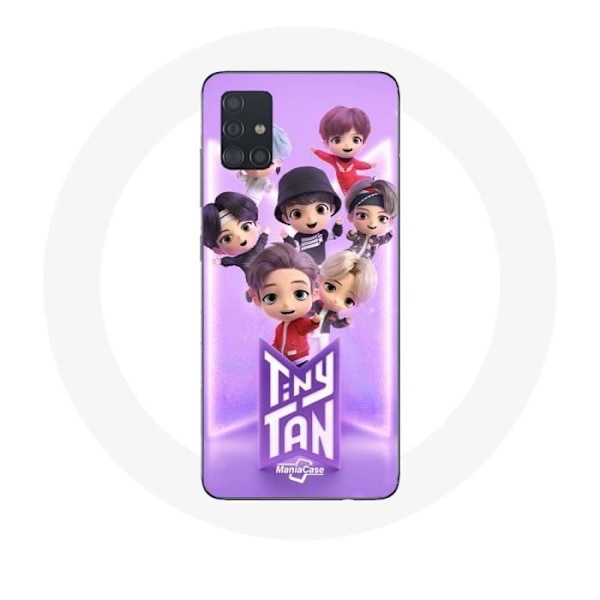 Coque för Samsung Galaxy A71 BTS TinyTAN Animation Affisch RM Jin Suga J-Hope Jimin Jungkook Och V