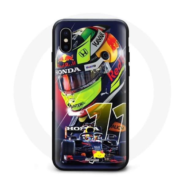 Coque - Formel 1 - Sergio Perez - Iphone XS Max - Blød - Sort - Sporty