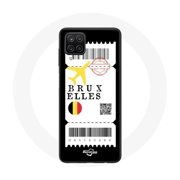 Fodral för Samsung Galaxy A42 5G Flygbiljett Bryssel Belgien