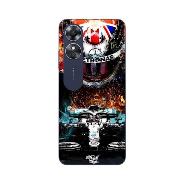 Coque Oppo A17 Lewis Hamilton Mercedes 44 Maniacase