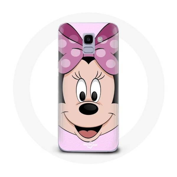 Coque för Samsung Galaxy A6 2018 Minnie Mouse Tecknad rosa