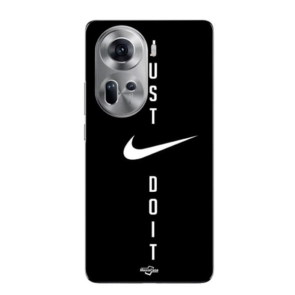 Coque - Nike - Oppo Reno 11 5G - Mjuk - Svart - Logotyp Just Do It Svart