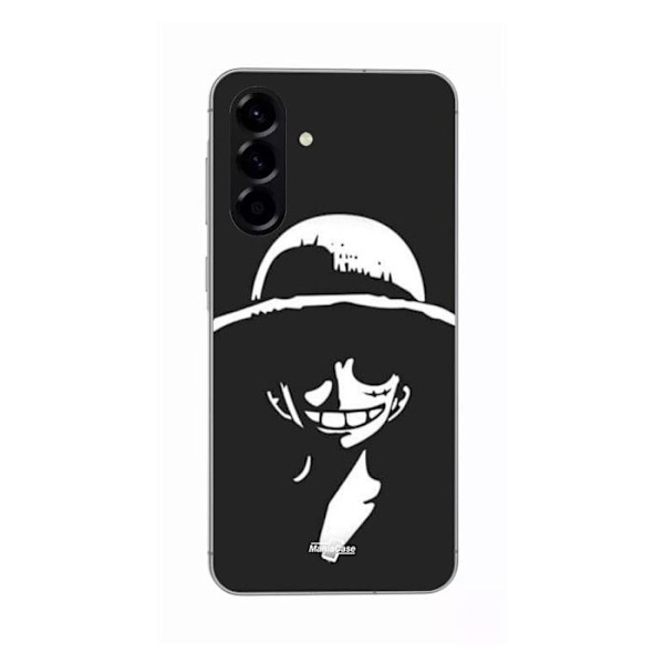 Coque - Maniacase - Samsung Galaxy A26 - Silikon - Mjuk - Motiv Monkey D. Luffy Svart