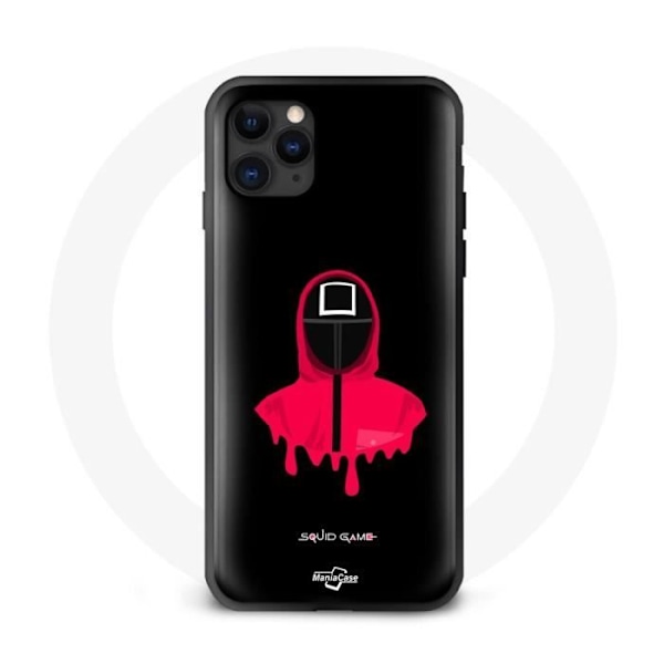 Coque - Maniacase - Iphone 12 Pro - Svart - Mjuk - Squid Game Square Svart