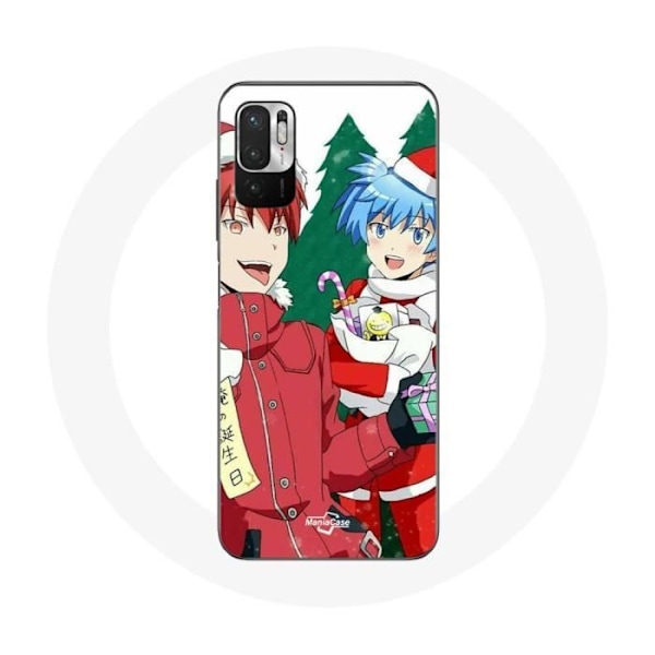 Coque för Xiaomi Redmi Note 10 5G Karma och Nagisa Assassination Classroom Anime Juldag