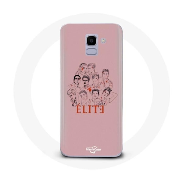 Coque för Samsung Galaxy A6 2018 Elite Säsong 5 Affisch karaktärer Fanart Logotyp