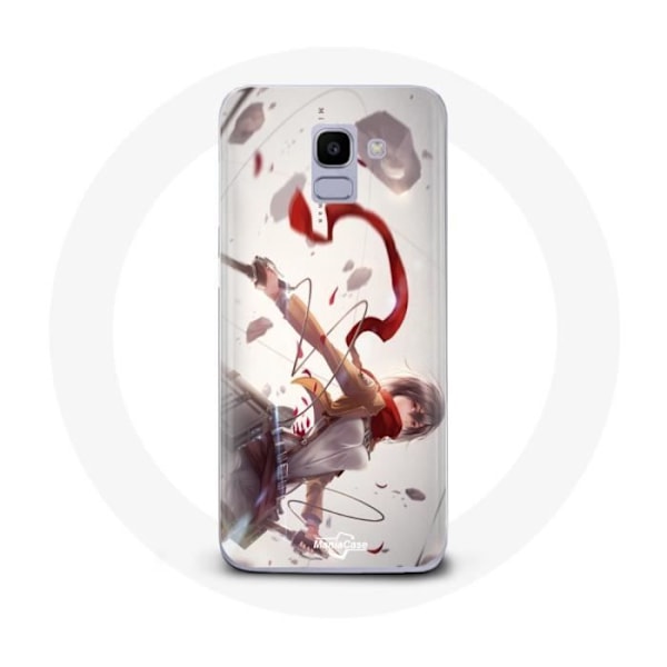 Coque för Samsung Galaxy A8 2018 Mikasa Ackerman Attack on Titan Manga