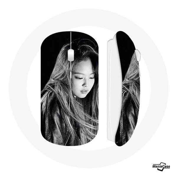Trådlös Mus Blackpink Jennie Bild Svart Vit