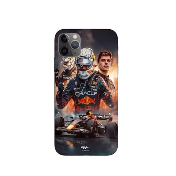 Coque - Maniacase - Iphone 11 Pro Max - F1 Konsttapet - Flexibel - Svart