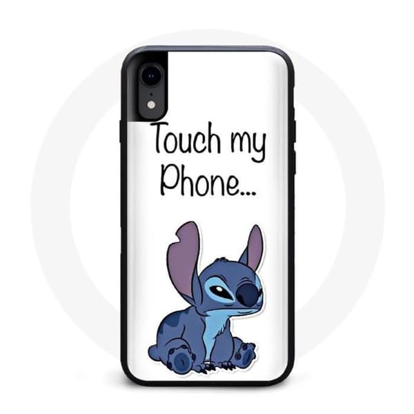 Coque IPhone X Stitch Älä koske puhelimeeni