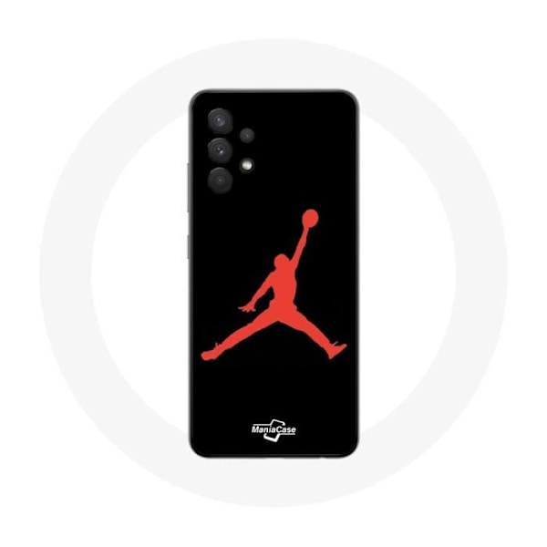 Coque för Samsung Galaxy A13 4G / A13 4G Lite Michael Jordan Logotyp Röd
