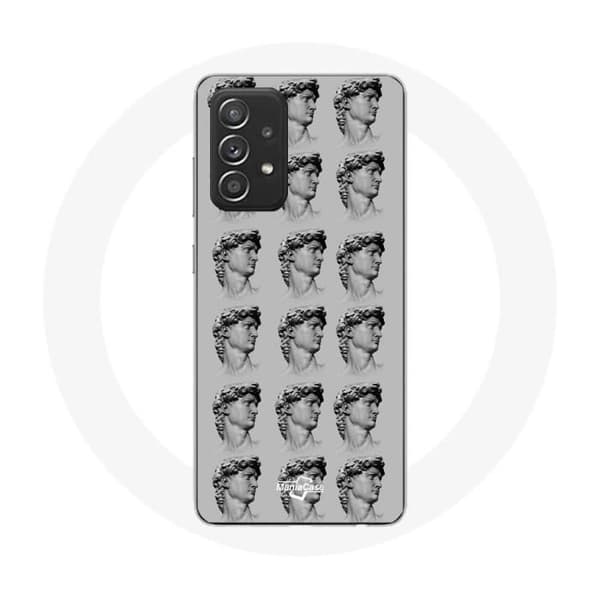 Coque - Samsung - Galaxy A52 - Sömlig - Staty - Skydd grå Grå