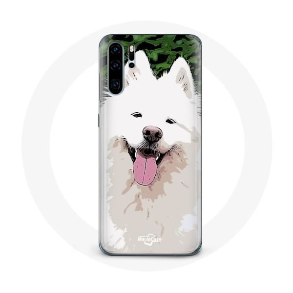 Skyddsfodral för Huawei P30 Pro Samoyed Vit Hundras