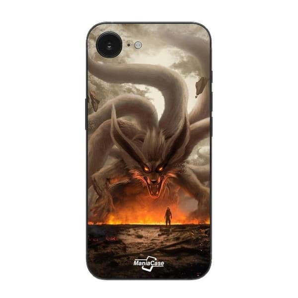 Coque Maniacase För Iphone 16E Naruto Kurama Svart