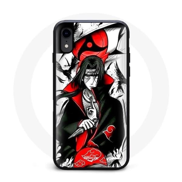 Coque för Iphone XS Itachi Uchiha Naruto Anime Teaser