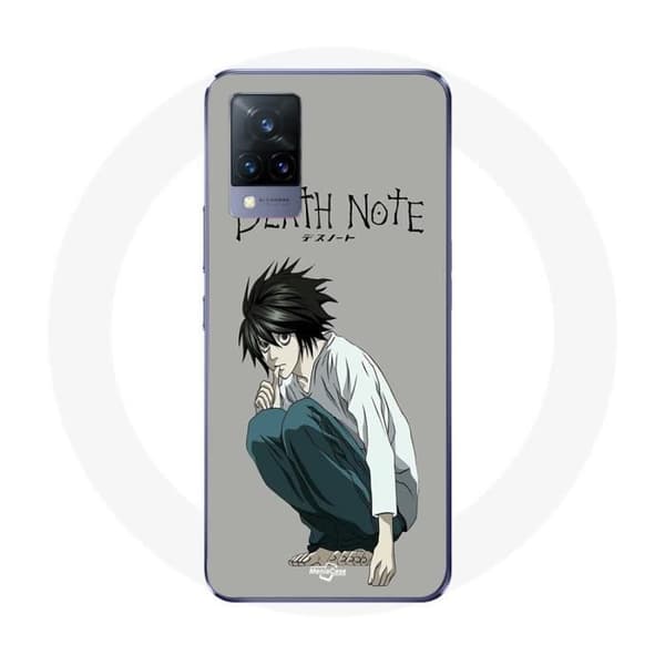 Coque - Vivo - v21 5G - Anime Death Note Ryuzaki - Pehmeä - Harmaa