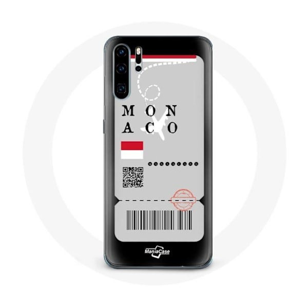 Skal för Huawei P30 pro Flygbiljett Monaco