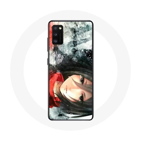 Coque maniacase för Samsung Galaxy A41 Mikasa Ackerman Attack on Titan Anime Svart