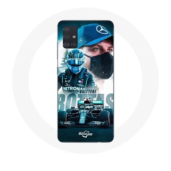 Coque för Samsung Galaxy A71 Formel 1 Valtteri Bottas F1-förare Svart