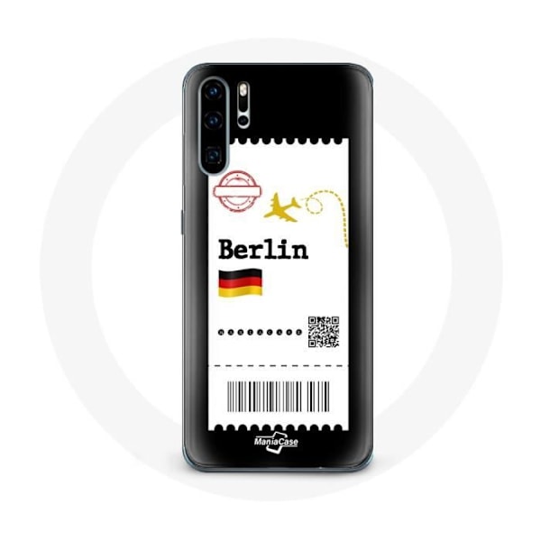 Coque för Huawei P30 pro Flygbiljett Berlin