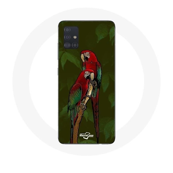 Coque för Samsung Galaxy A71 Pionus Röd Papegoja