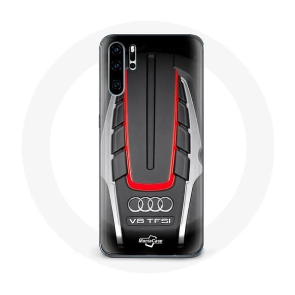 Huawei P30 Pro Coque Audi S8 Punainen Logo