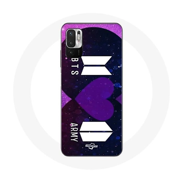 Coque för Xiaomi Poco M3 Pro Bangtan Sonyeondan Logotyp BTS och logotyp ARMY Jag lila dig