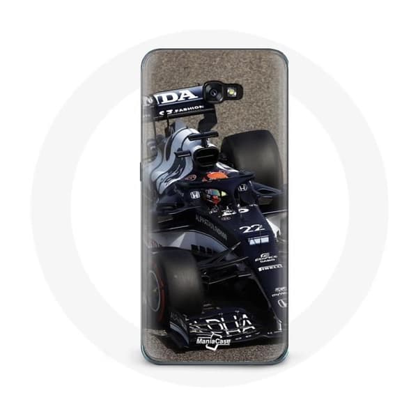 Coque för Samsung Galaxy A3 2016 Formule 1 Yuki Tsunoda F1-förare Blå