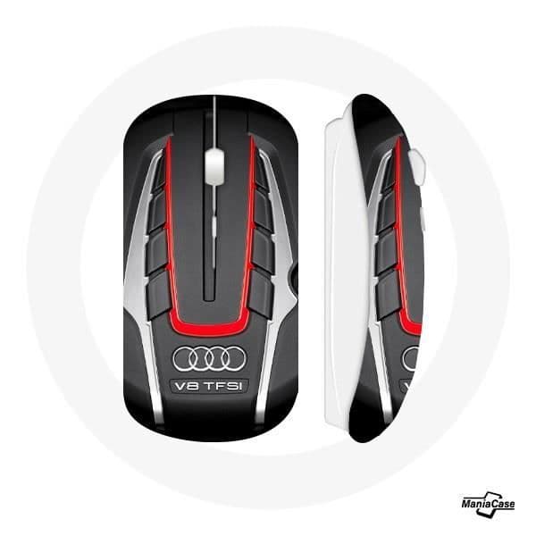 Langaton Hiiri - Audi - S8 - Punainen - WiFi - USB