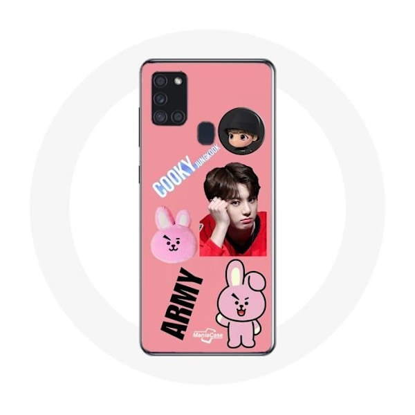 Coque för Samsung Galaxy A21S BTS Bangtan Kille BT21 Cooky Jungkook ARMY