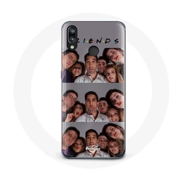 Coque - Huawei - P20 Lite - Mjuk - Grå - Vänner Selfie