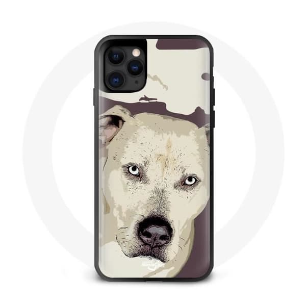 Iphone 13 Pro Max Pitbull Valkoinen kuori