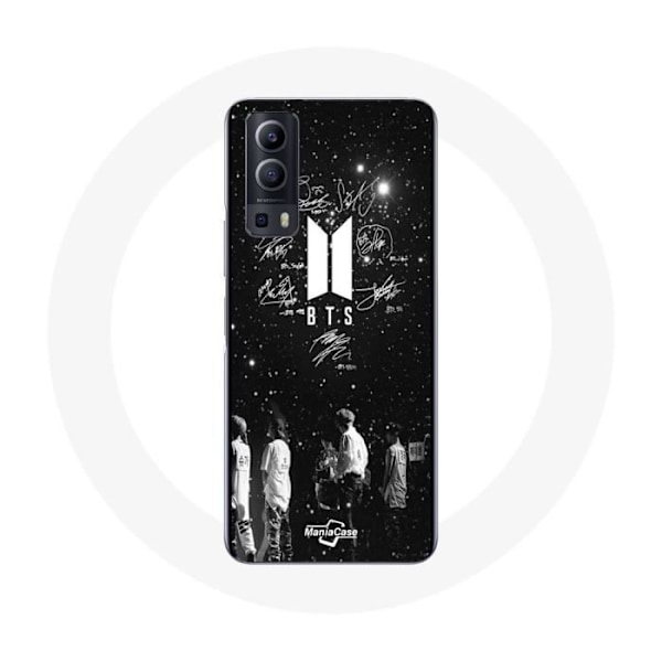 Coque - BTS - Vivo Y72 5G - Mjuk - Svart - Medlemmar i BTS