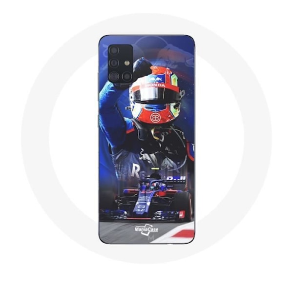 Coque Samsung Galaxy A51 Formel 1 Pierre Gasly F1-förare Röd Blå