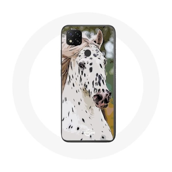 Coque - Xiaomi - Redmi 9C - Mjuk - Vitt häst - Optimal skydd