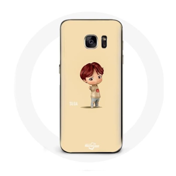 Coque för Samsung Galaxy S6 BTS TinyTAN Animation Suga