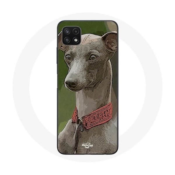 Coque - Samsung - Galaxy A22 5G - Souple - Lévrier greyhound - Gris Grå