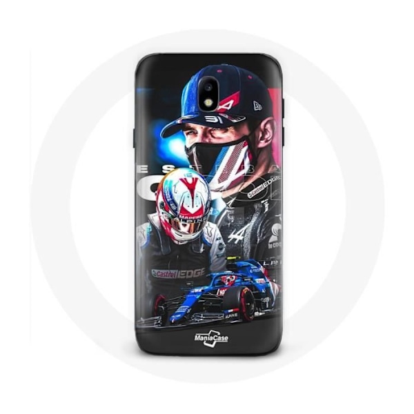 Skydd för Samsung Galaxy j7 2017 Formel 1 Esteban Ocon F1-förare