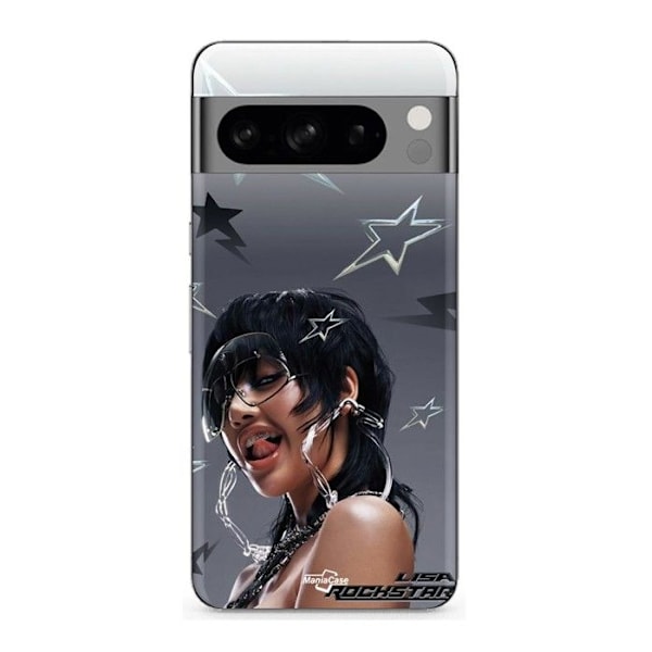 Coque - MANIACASE - Google Pixel 8a Pro - Noir - Silicone - Rockstar solo Lisa Blackpink Svart