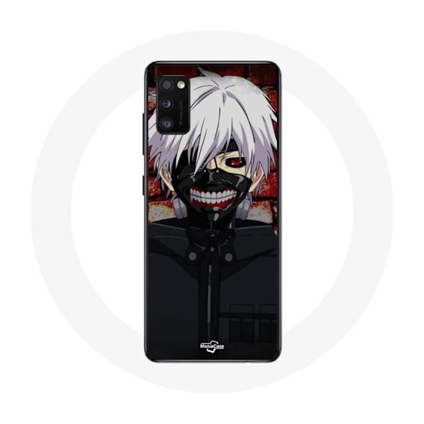 Coque maniacase för Samsung Galaxy A41 Tokyo Ghoul Kaneki Ken Japansk Anime Mask Svart