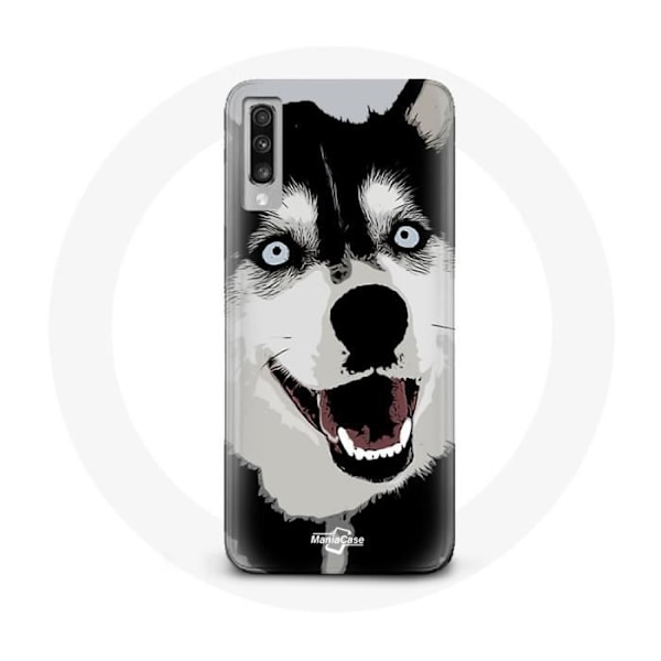 Coque för Samsung Galaxy A50 Sibiriens Husky Blå Ögon