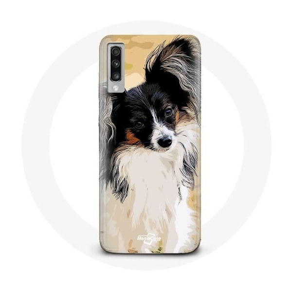 Skyddsfodral för Samsung Galaxy A50 Kontinental dvärgschnauzer hundras
