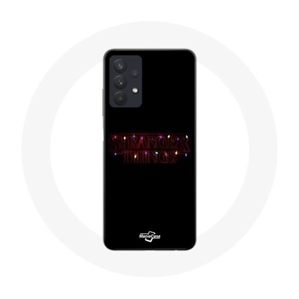 Coque Maniacase för Samsung Galaxy A32 4G Stranger Things Affisch Logotyp God Jul